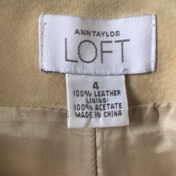 Leather/suede skirt - Picture 4 of 6